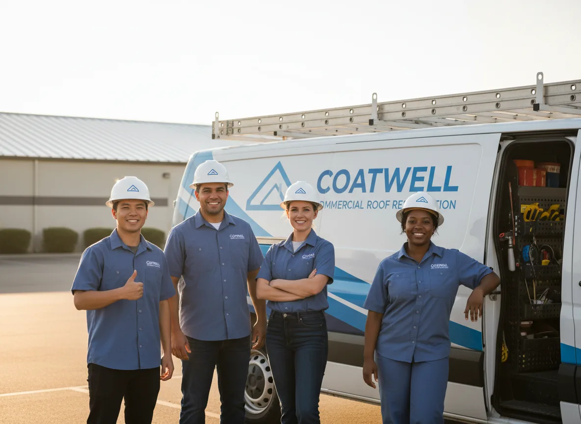 Commercial roof coating company in Warner, OK